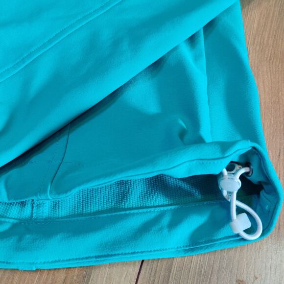 Women’s The North Face Teal Blue Green Apex 1/4 Zip Pullover Jacket Size Large - Picture 6 of 16